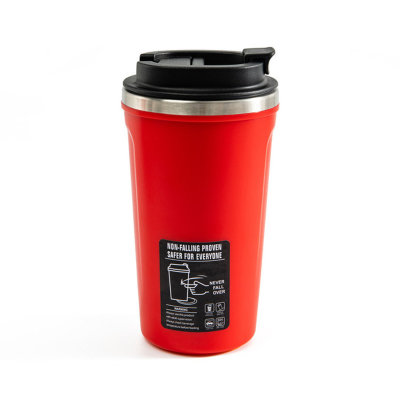 Кружка для кофе автомобильный термос, 520 мл (красный)
