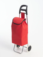 Средняя красная сумка-тележка для покупок