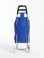 Средняя синяя сумка-тележка для покупок